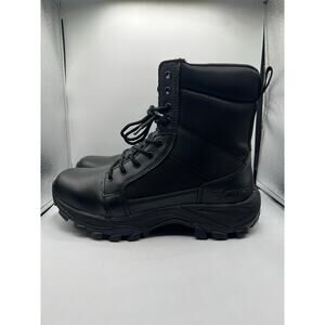 Bates Fuse Boots Black Leather Tactical Military Combat Side Zip Size 9.5
